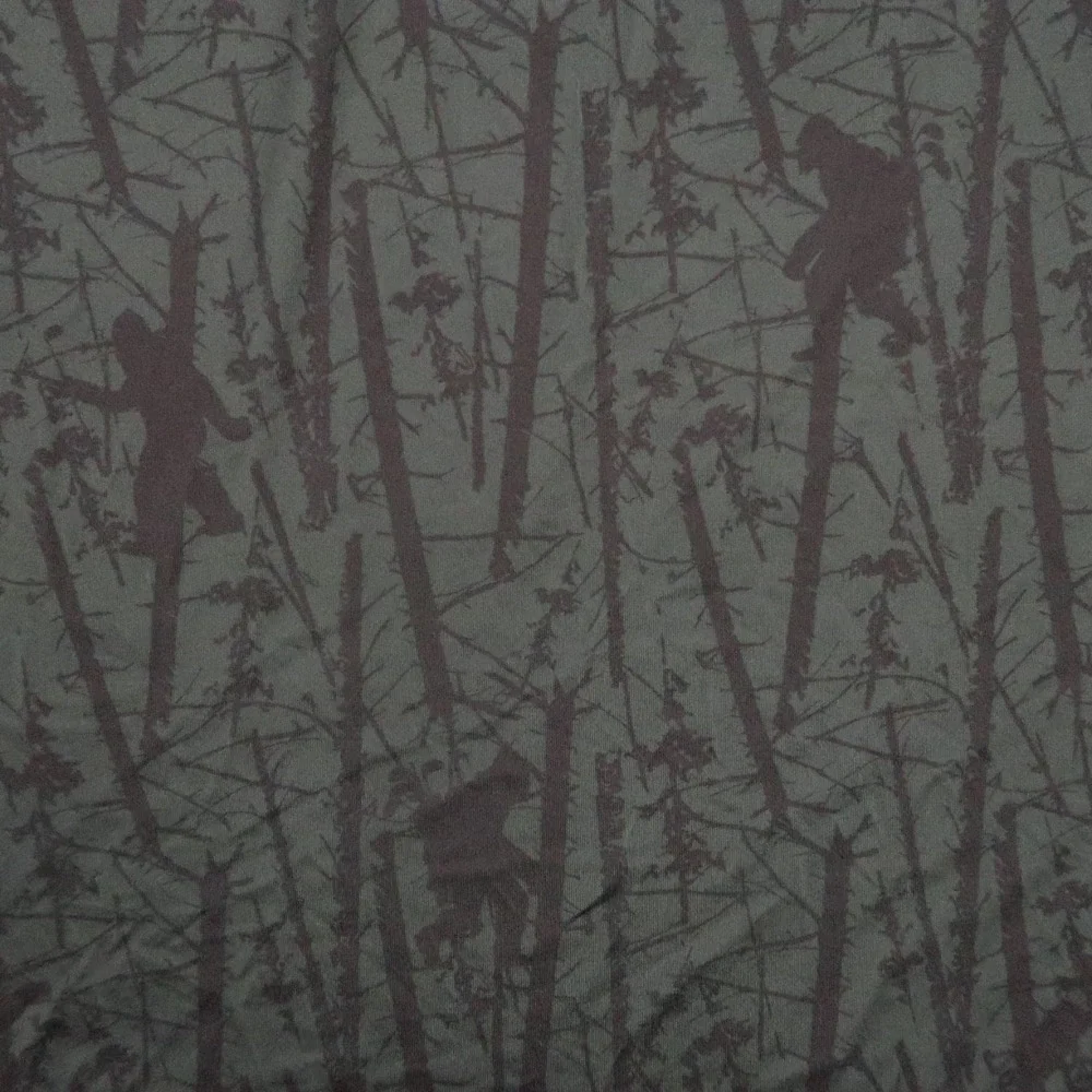 Waggle Shirt Mens Small Black Gray Sasquatch Bigfoot Performance‎ Golf Polo - Picture 5 of 9